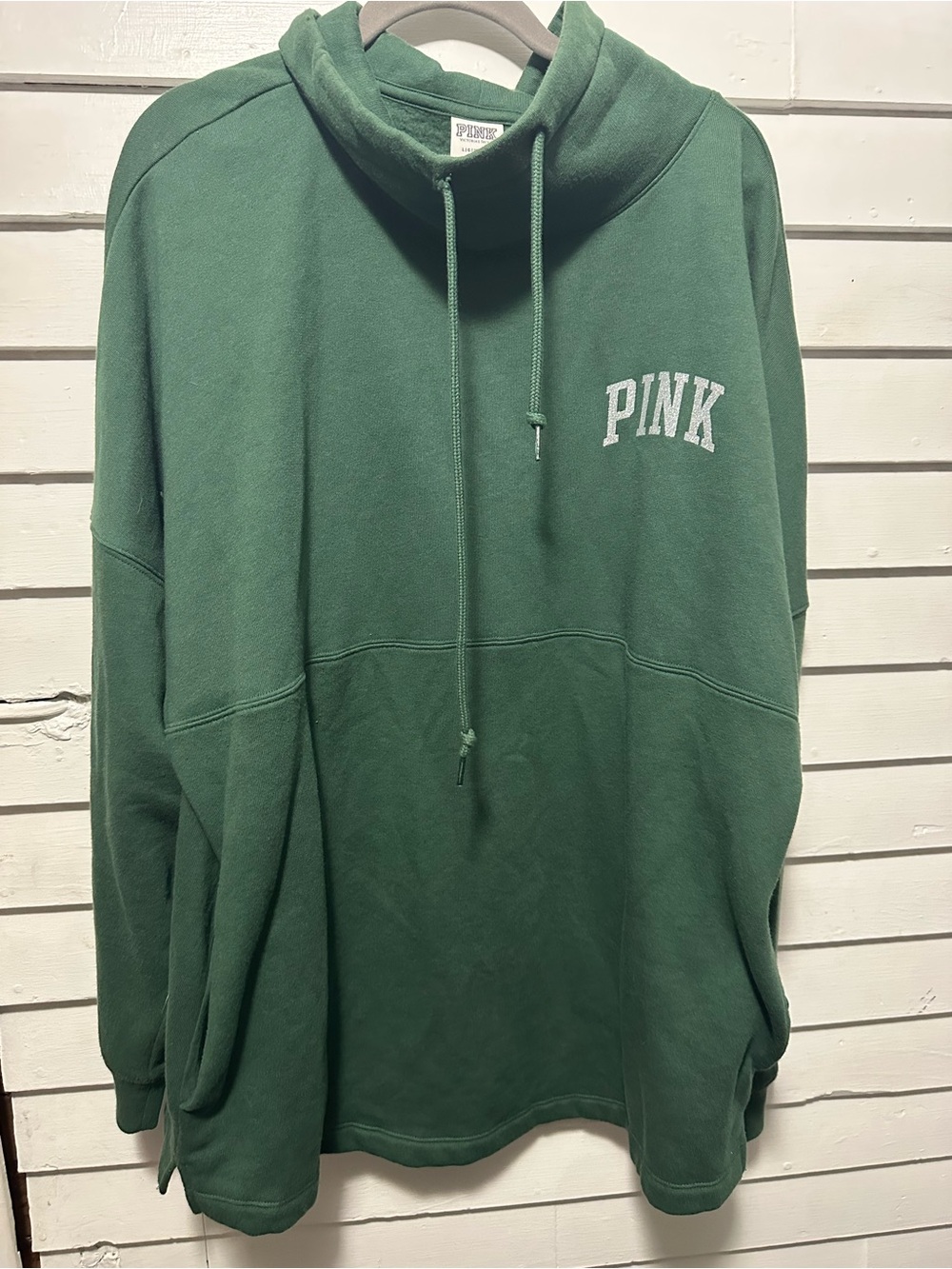 PINK Victoria's Secret women’s  Forest Green Crewneck Pullover
